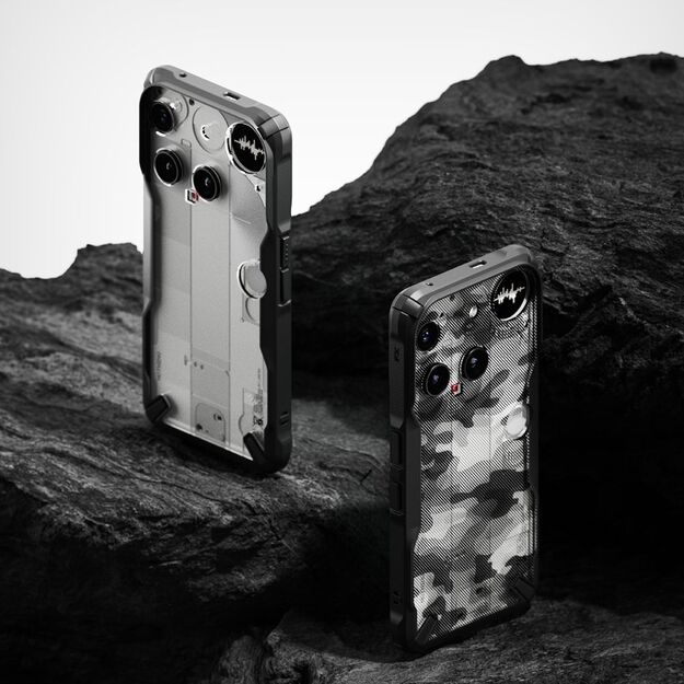 Ringke Fusion X Case for Nothing Phone 3 - Gray and Black 4