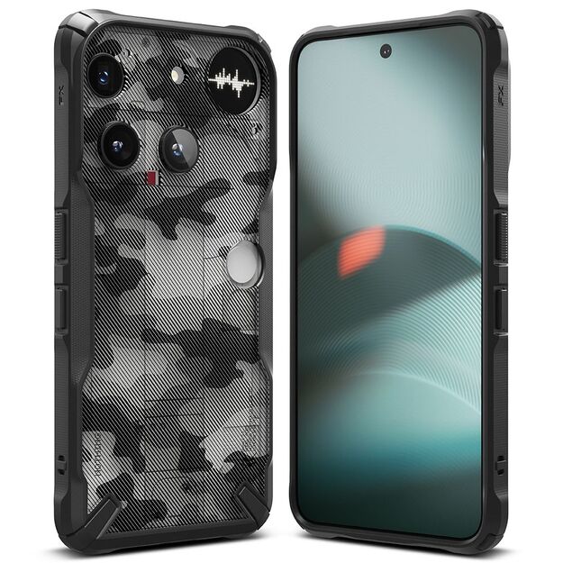 Ringke Fusion X Case for Nothing Phone 3 - Gray and Black 1
