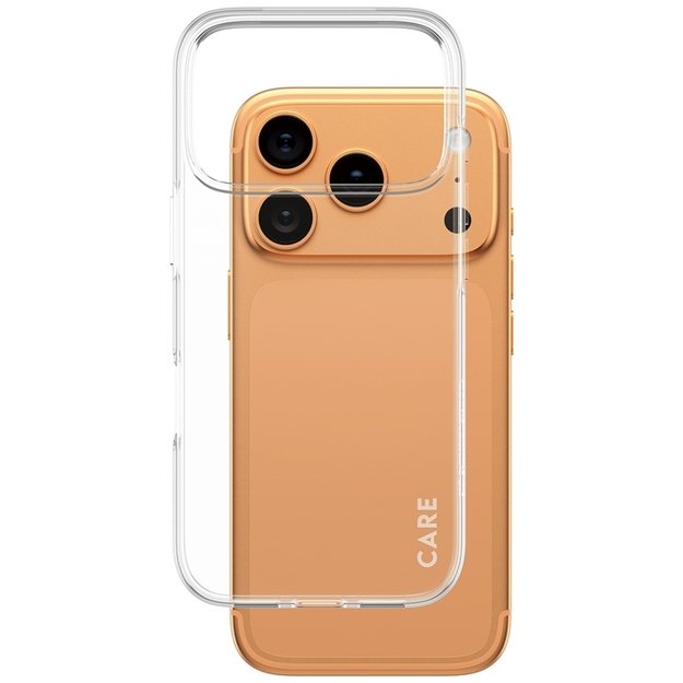 CARE by PanzerGlass Fashionable X-Ray Soft Basic Case for iPhone 17 Pro - Transparent 1