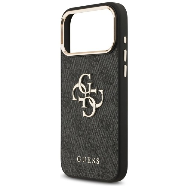 Guess 4G Big 4G Classic Logo Case for iPhone 17 Pro Max - Black and Gold 5