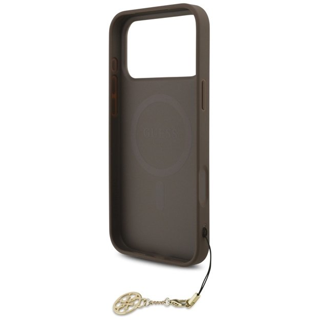 Guess 4G Charms Collection MagSafe case for iPhone 17 Pro Max - brown 5