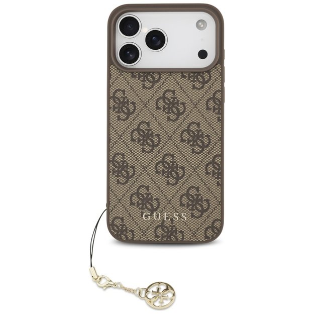 Guess 4G Charms Collection MagSafe case for iPhone 17 Pro Max - brown 1