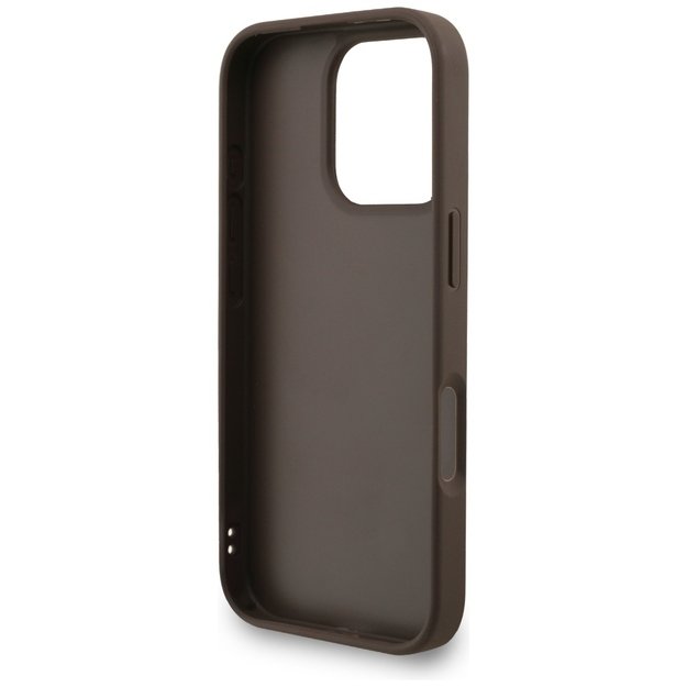 Guess 4G Strap 4G Classic Logo Case for iPhone 16 Pro - Brown 6