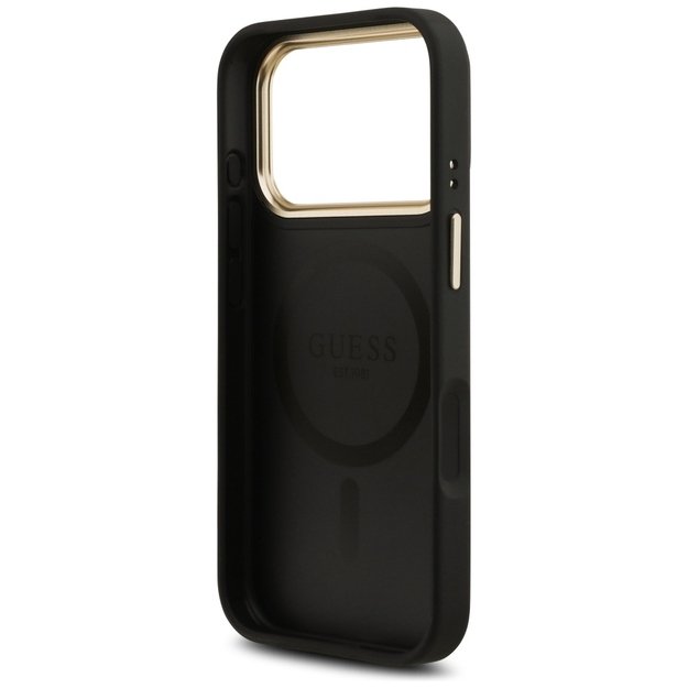 Guess 4G Stripe MagSafe case for iPhone 17 Pro - black 6