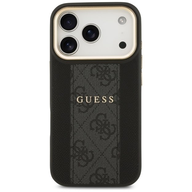 Guess 4G Stripe MagSafe case for iPhone 17 Pro - black 2