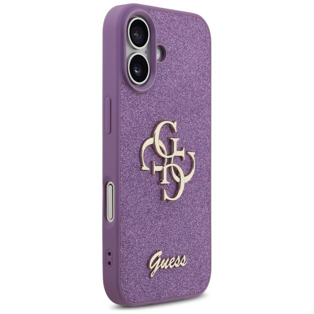 Guess Fixed Glitter Big 4G case for iPhone 17 - purple 3