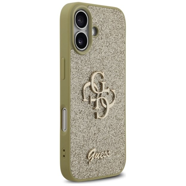 Guess Fixed Glitter Big 4G case for iPhone 17 - gold 3