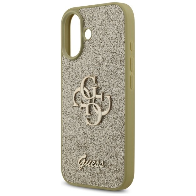 Guess Fixed Glitter Big 4G case for iPhone 17 - gold 5