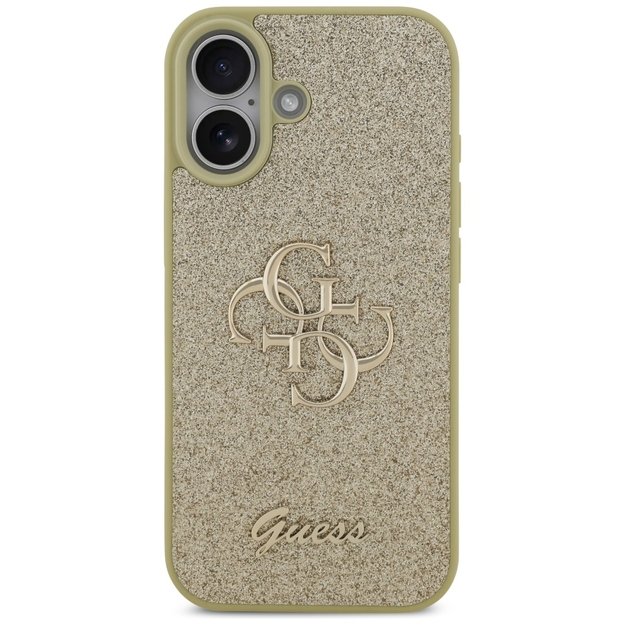 Guess Fixed Glitter Big 4G case for iPhone 17 - gold 2
