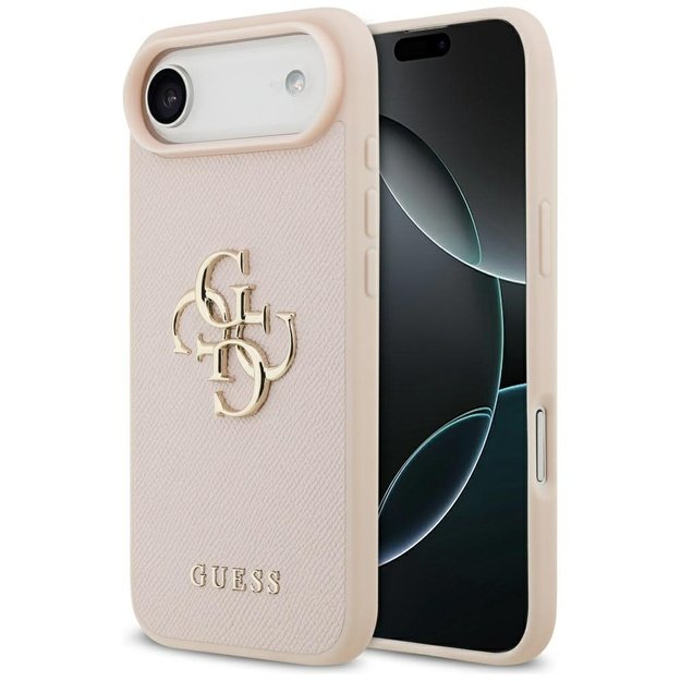 Guess Grained Big 4G &amp  Classic Logo iPhone Air Case - Pink