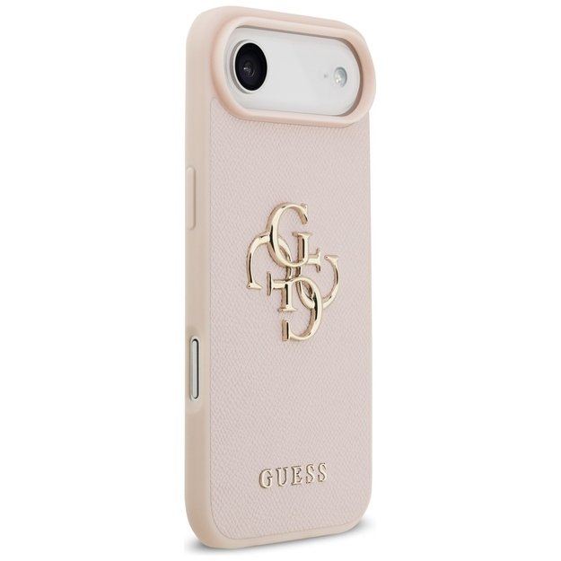 Guess Grained Big 4G &amp  Classic Logo iPhone Air Case - Pink 3