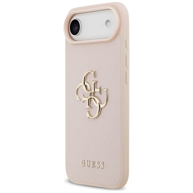 Guess Grained Big 4G &amp  Classic Logo iPhone Air Case - Pink 1