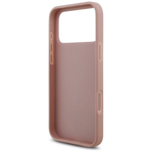 Guess Rhinestone Triangle Logo Case for iPhone 17 Pro Max - Pink 6
