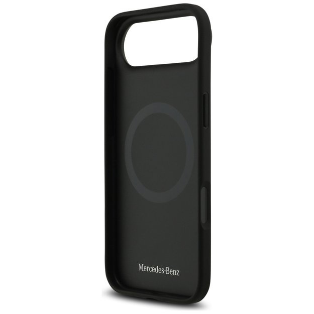 Mercedes Leather Large Laurel Leave MagSafe case for iPhone Air - black 6