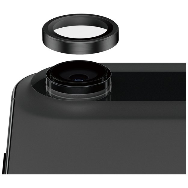 PanzerGlass Hoops Ceramic II tempered glass for iPhone Air lens 1