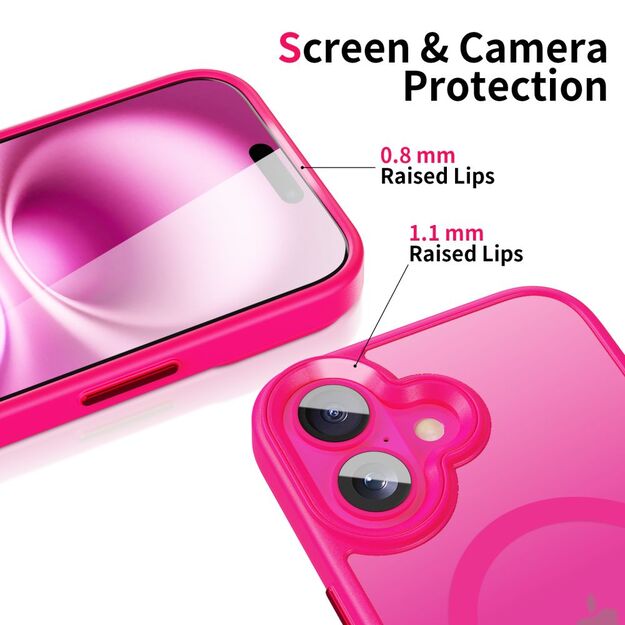 Tech-Protect MagMat MagSafe Case for iPhone 16 - Pink 1