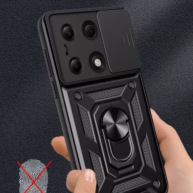 Tech-Protect CamShield Pro Case for Xiaomi Redmi Note 13 Pro 4G / LTE / Poco M6 Pro 4G / LTE - Black 12