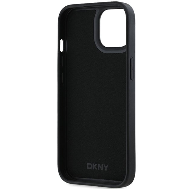 DKNY 3D Rubber Repeat Pattern case for iPhone 15 Plus - black 7