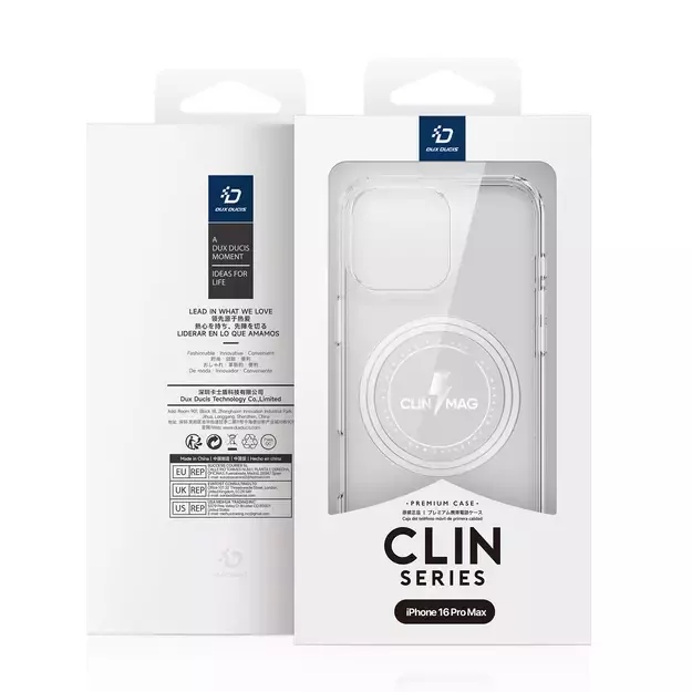 Dux Ducis Clin Mag case with MagSafe for iPhone 16 Pro Max - transparent 16