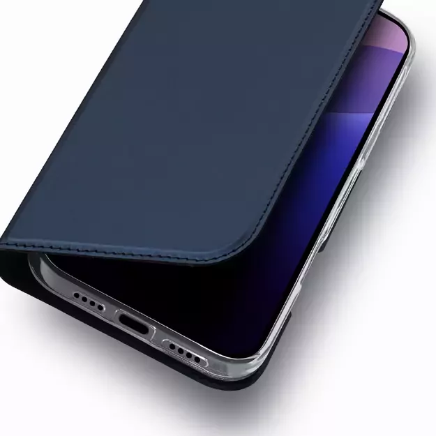 Dux Ducis Skin Pro iPhone 16 Pro Max Case with Flip and Card Slot - Blue 28