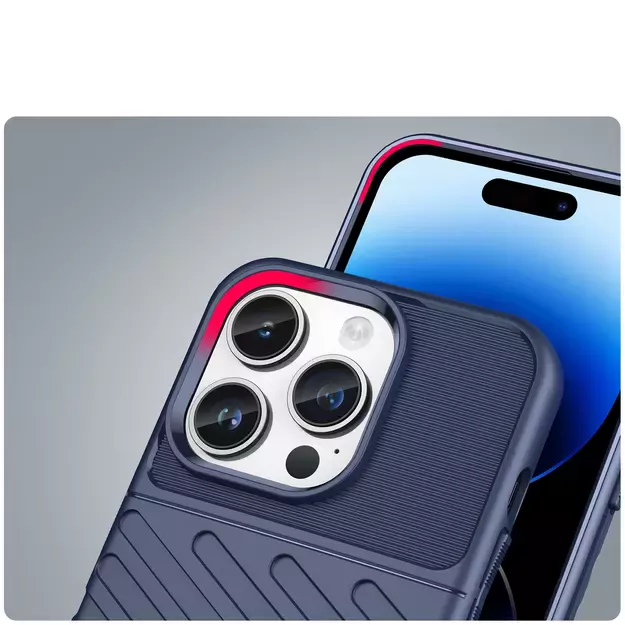 Thunder Case iPhone 14 Pro Max blue armored case 5