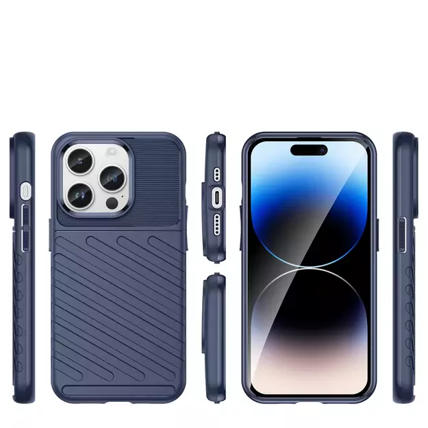 Thunder Case iPhone 14 Pro Max blue armored case 1