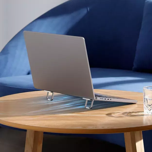 Baseus universal laptop feet stands (2 pcs.) silver (LUZC000012) 3