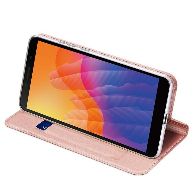 DUX DUCIS Skin Pro Bookcase type case for Huawei Y5p pink 3