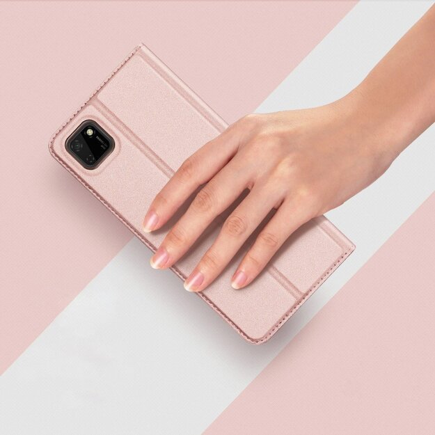 DUX DUCIS Skin Pro Bookcase type case for Huawei Y5p pink 10