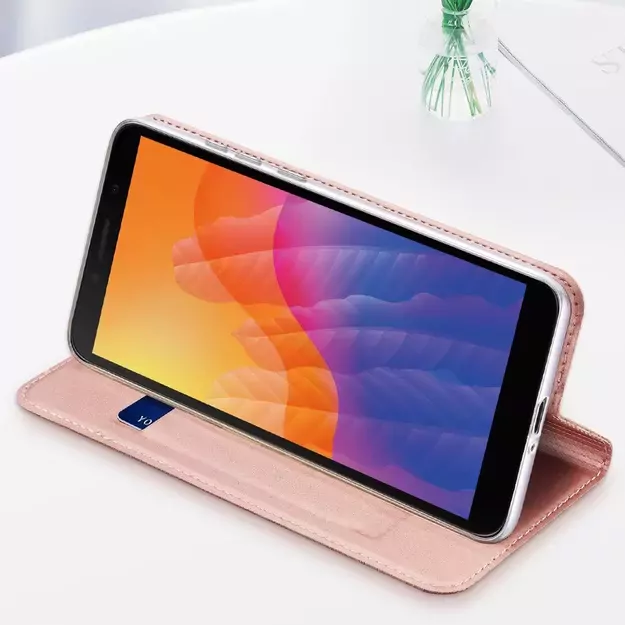 DUX DUCIS Skin Pro Bookcase type case for Huawei Y5p pink 39
