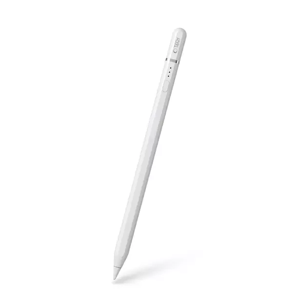 Tech-Protect Digital Magnetic Stylus Pen 3 Magnetic for iPad Tablet - White 2