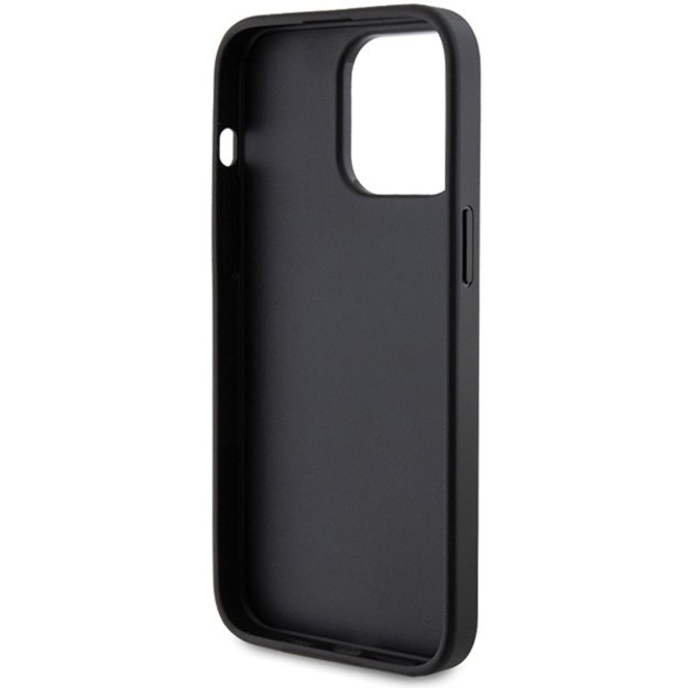 Guess 4G Metal Gold Logo iPhone 15 Pro Max Case - Gray 6