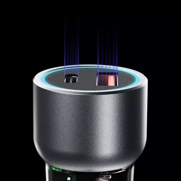 Dudao R4T 25W USB-A / USB-C Car Charger - Gray 3