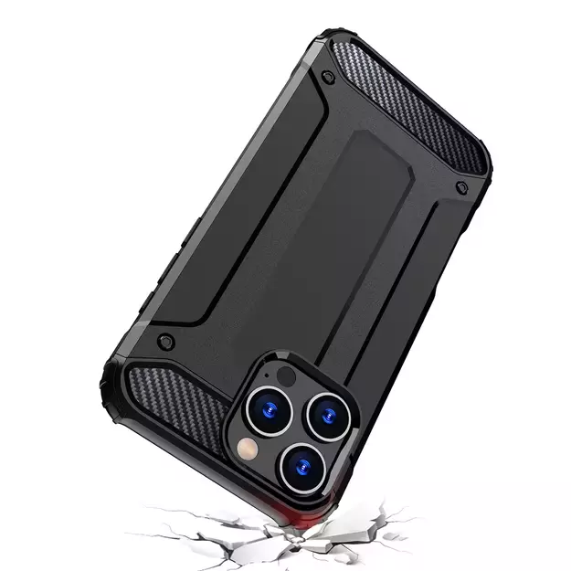 Hybrid Armor iPhone 16 Pro Max Case - Black 15