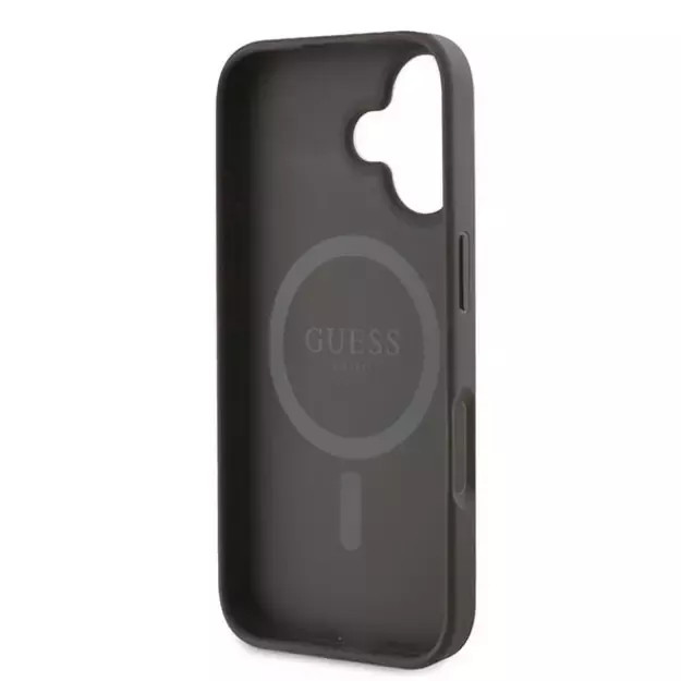Guess 4G Ring Classic Logo MagSafe iPhone 16 Plus Case - Brown 6