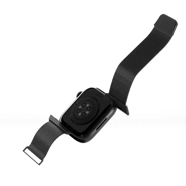Puro Milanese Stainless Steel Apple Watch Band 38/40/41mm - Black 4