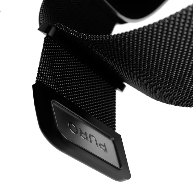 Puro Milanese Stainless Steel Apple Watch Band 38/40/41mm - Black 7