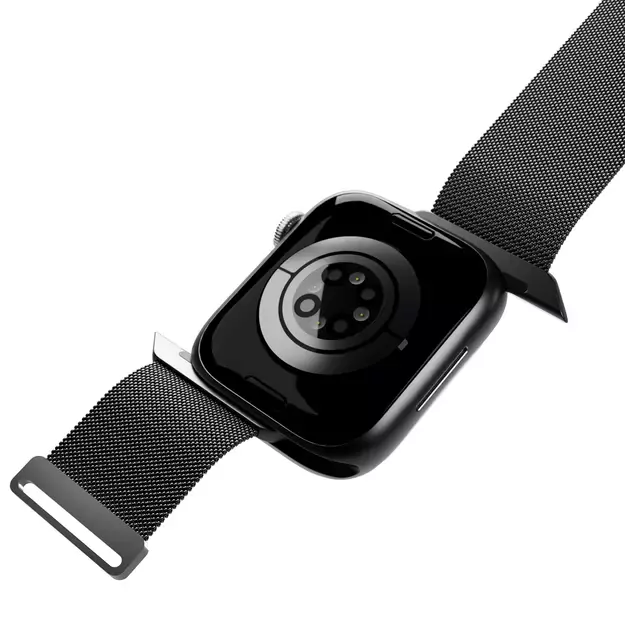 Puro Milanese Stainless Steel Apple Watch Band 38/40/41mm - Black 5