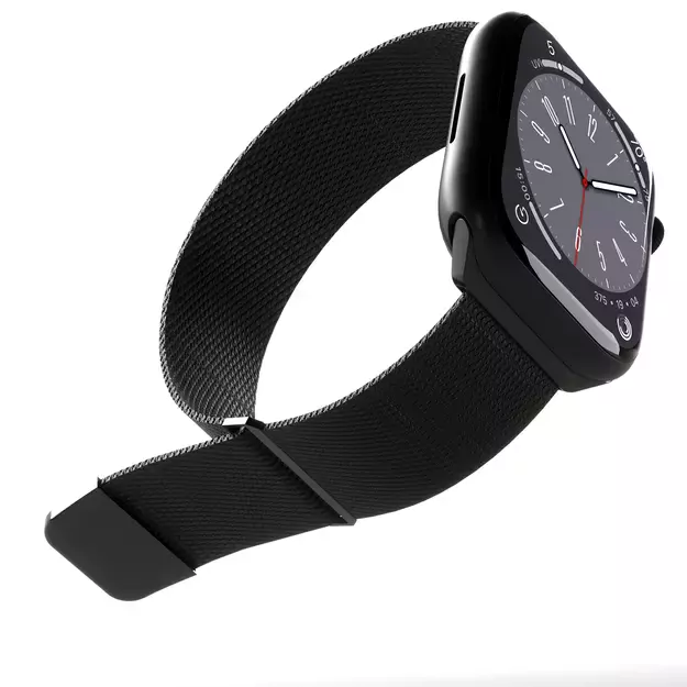 Puro Milanese Stainless Steel Apple Watch Band 38/40/41mm - Black 2