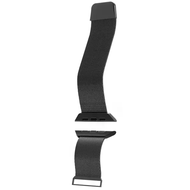 Puro Milanese Stainless Steel Apple Watch Band 38/40/41mm - Black 8