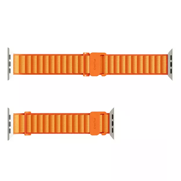 Puro Extreme Nylon Strap for Apple Watch 42 / 44 / 45 / 49 mm - Orange 4