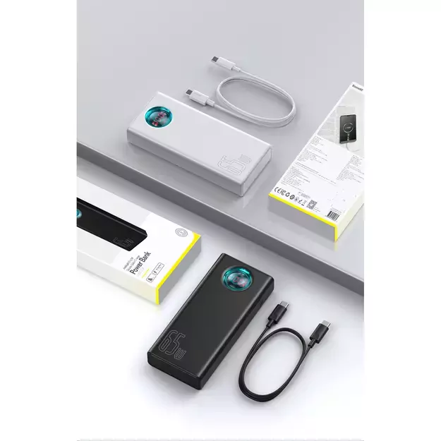 Baseus Amblight powerbank 65W 30000mAh Overseas Edition white (PPLG000102) 18