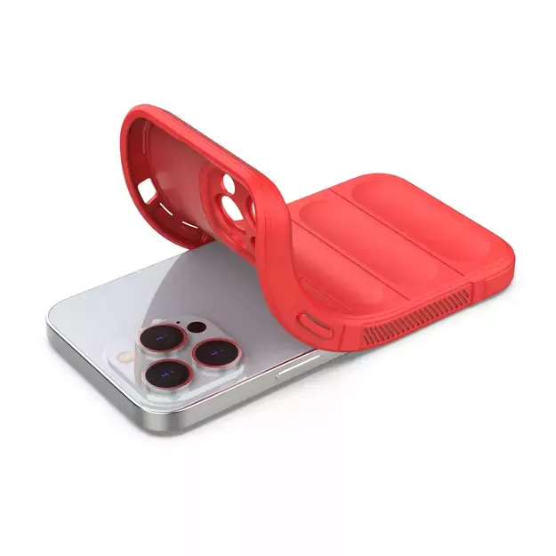Magic Shield Case for iPhone 13 Pro flexible armored cover red 35