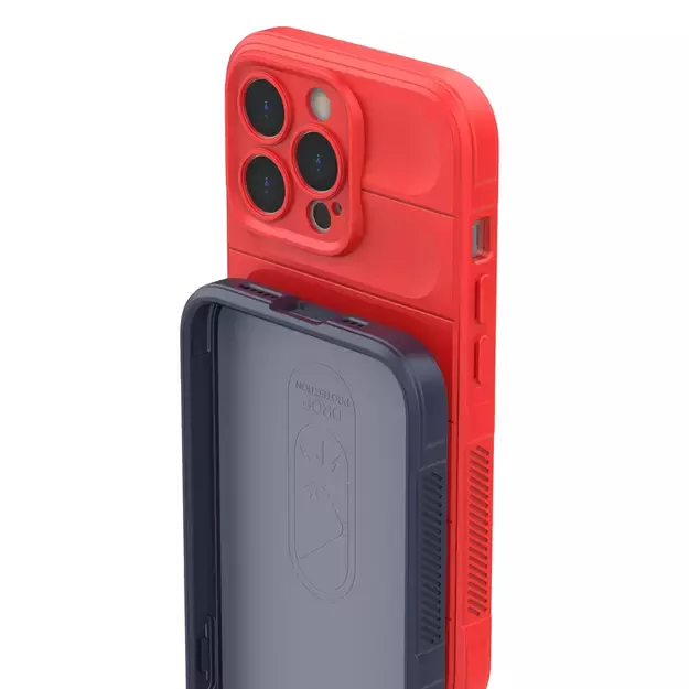 Magic Shield Case for iPhone 13 Pro flexible armored cover red 54