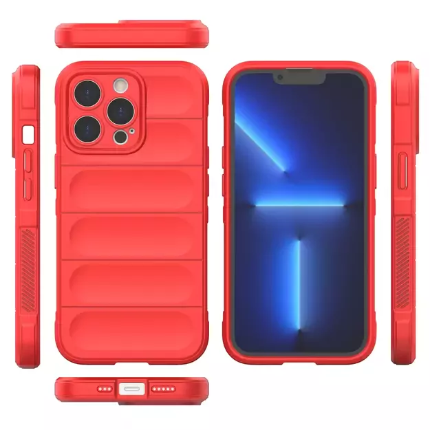 Magic Shield Case for iPhone 13 Pro flexible armored cover red 39