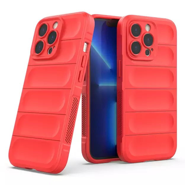 Magic Shield Case for iPhone 13 Pro flexible armored cover red 37