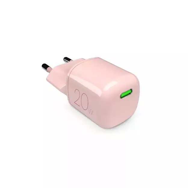 Puro 20W GaN USB-C Wall Charger - Pink