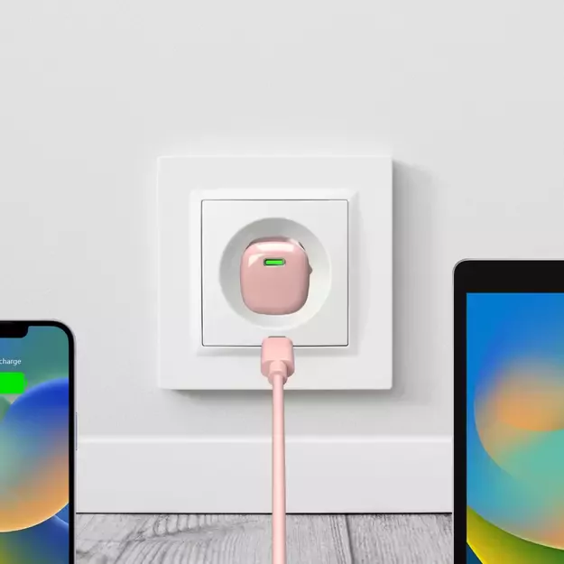 Puro 20W GaN USB-C Wall Charger - Pink 1
