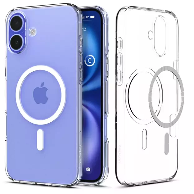 Spigen Liquid Crystal Mag Case with MagSafe for iPhone 16 - Clear