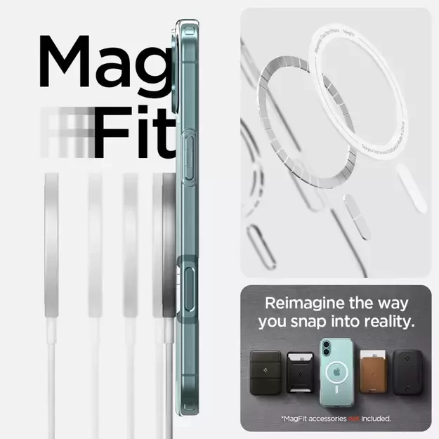 Spigen Liquid Crystal Mag Case with MagSafe for iPhone 16 - Clear 11